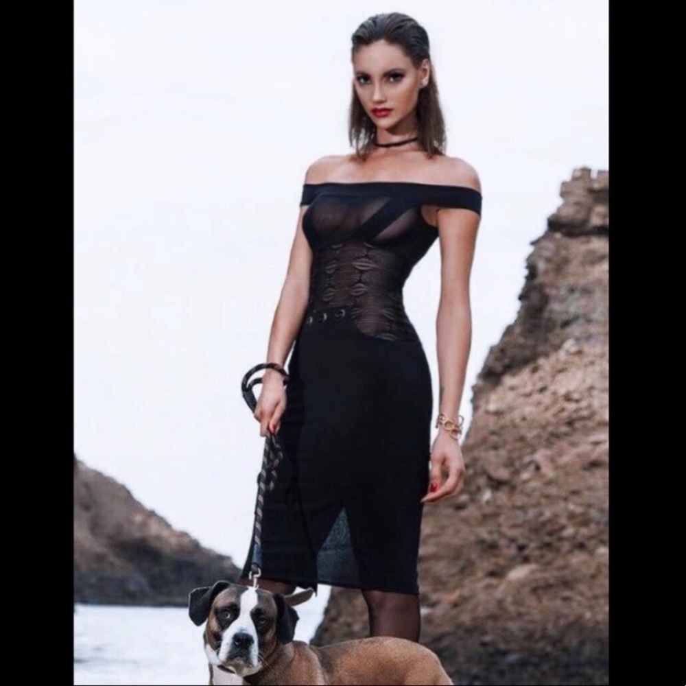Fetish factory mesh dress size xs/s